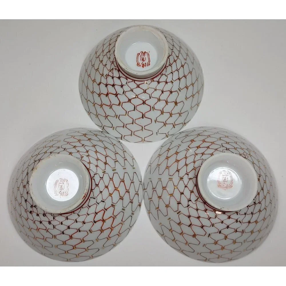 Stamped japanese porcelain